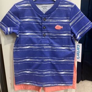Carter's shorts and shirt set